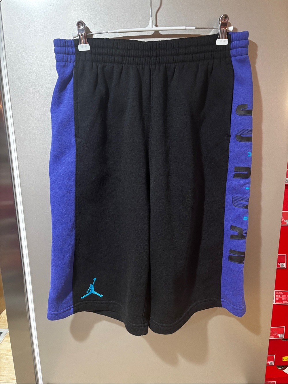 Size XL- Jordan Kids Jumpman Nike Fit Shorts - Black/Purple NWT